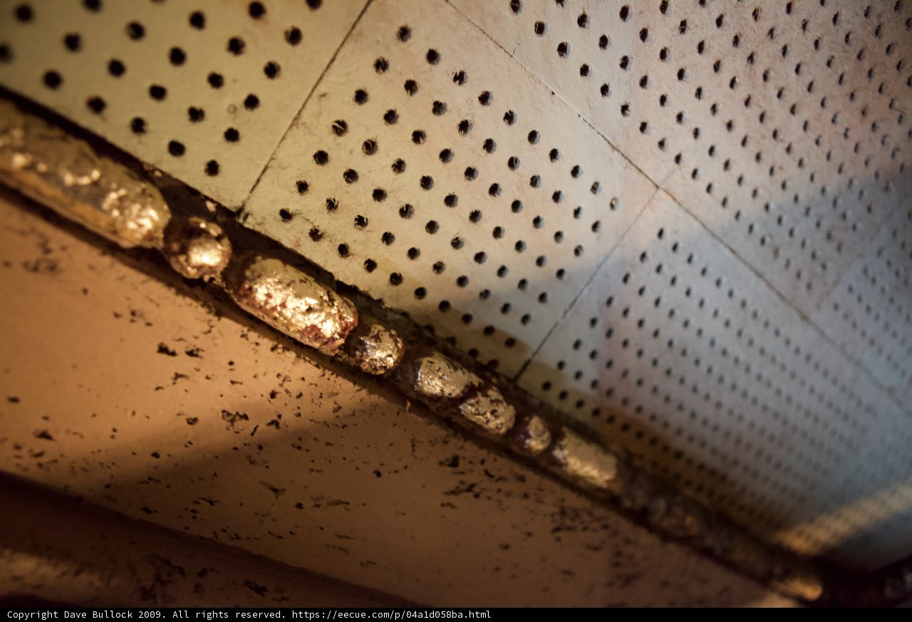 Rusty Metal Wall with Holes