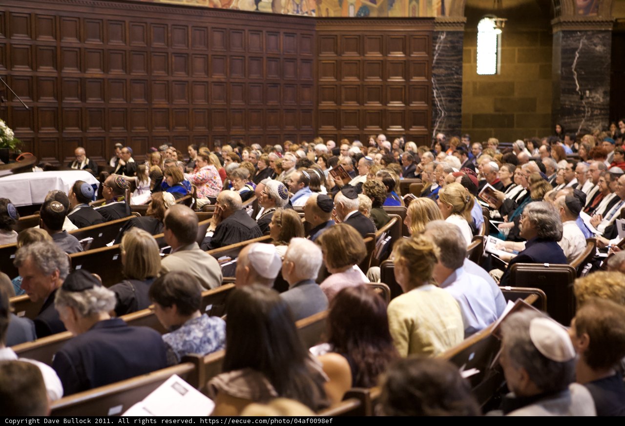 Worshipers Gathered in Church