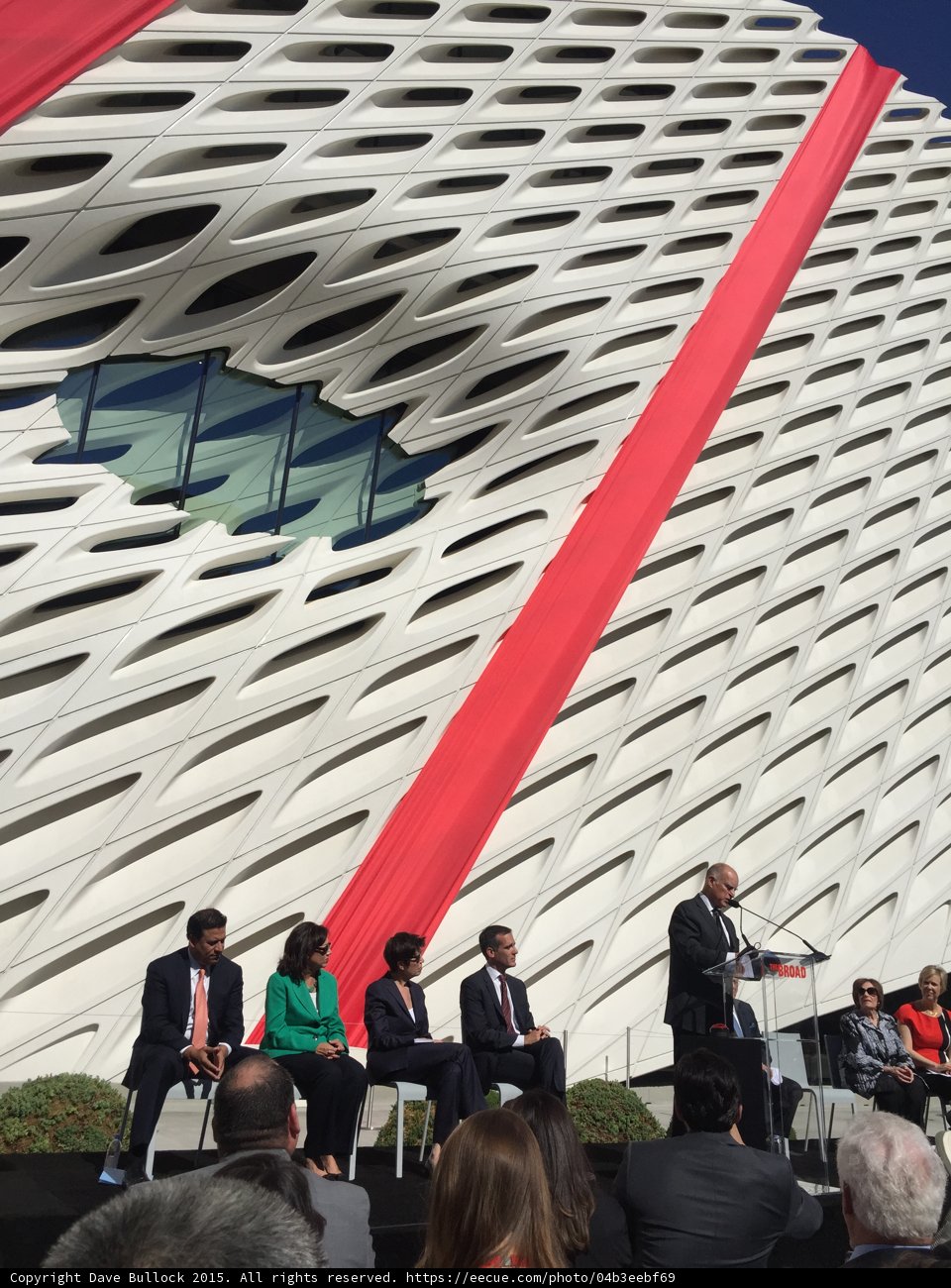 Leaders in front of The Broad