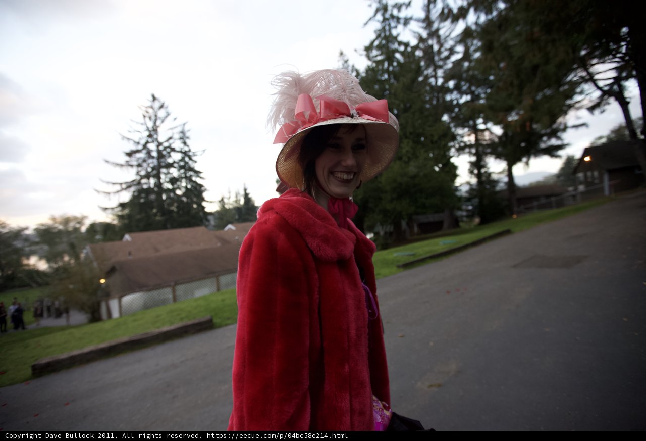 Pink Coat and Sun Hat