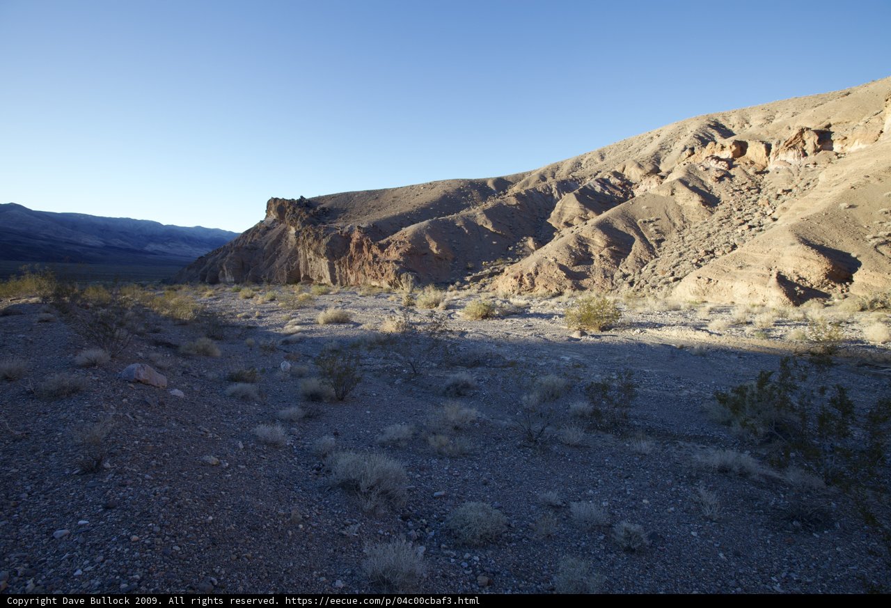Serenity in the Death Valley Wilderness