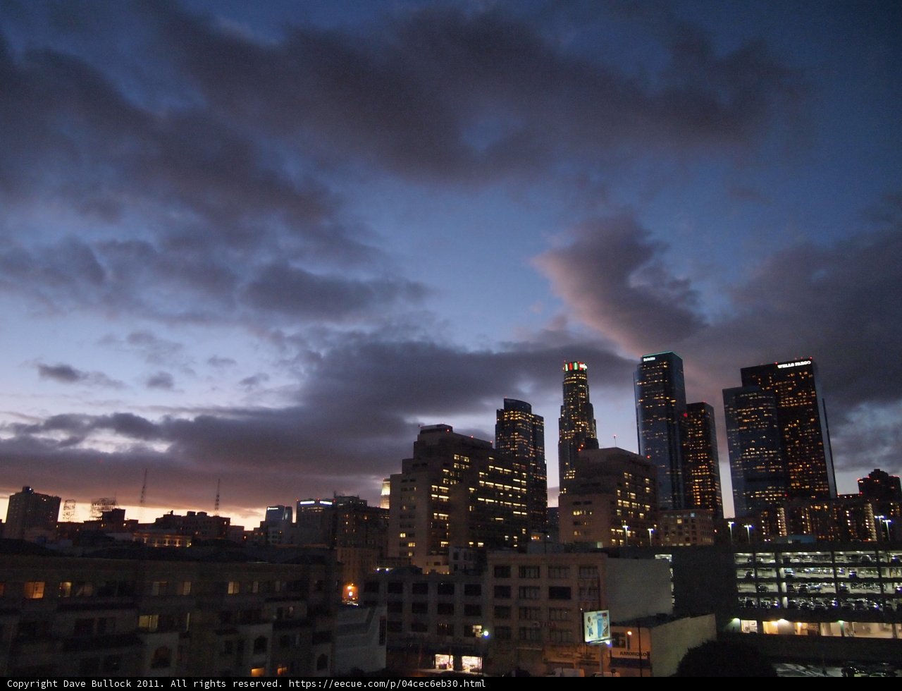 Dusk over the City of Angels