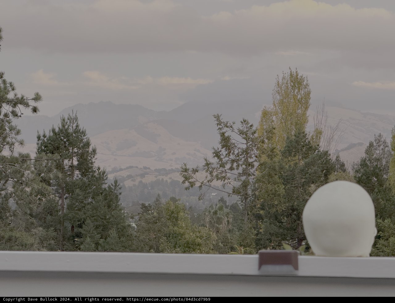 Quiet Mountain View from Residential Terrace