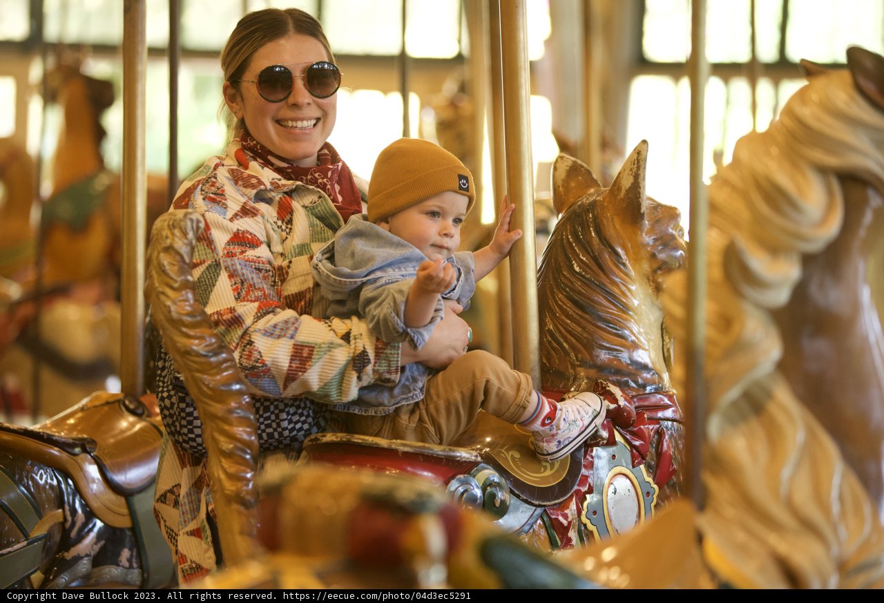 Fun Day at the SF Zoo Carousel