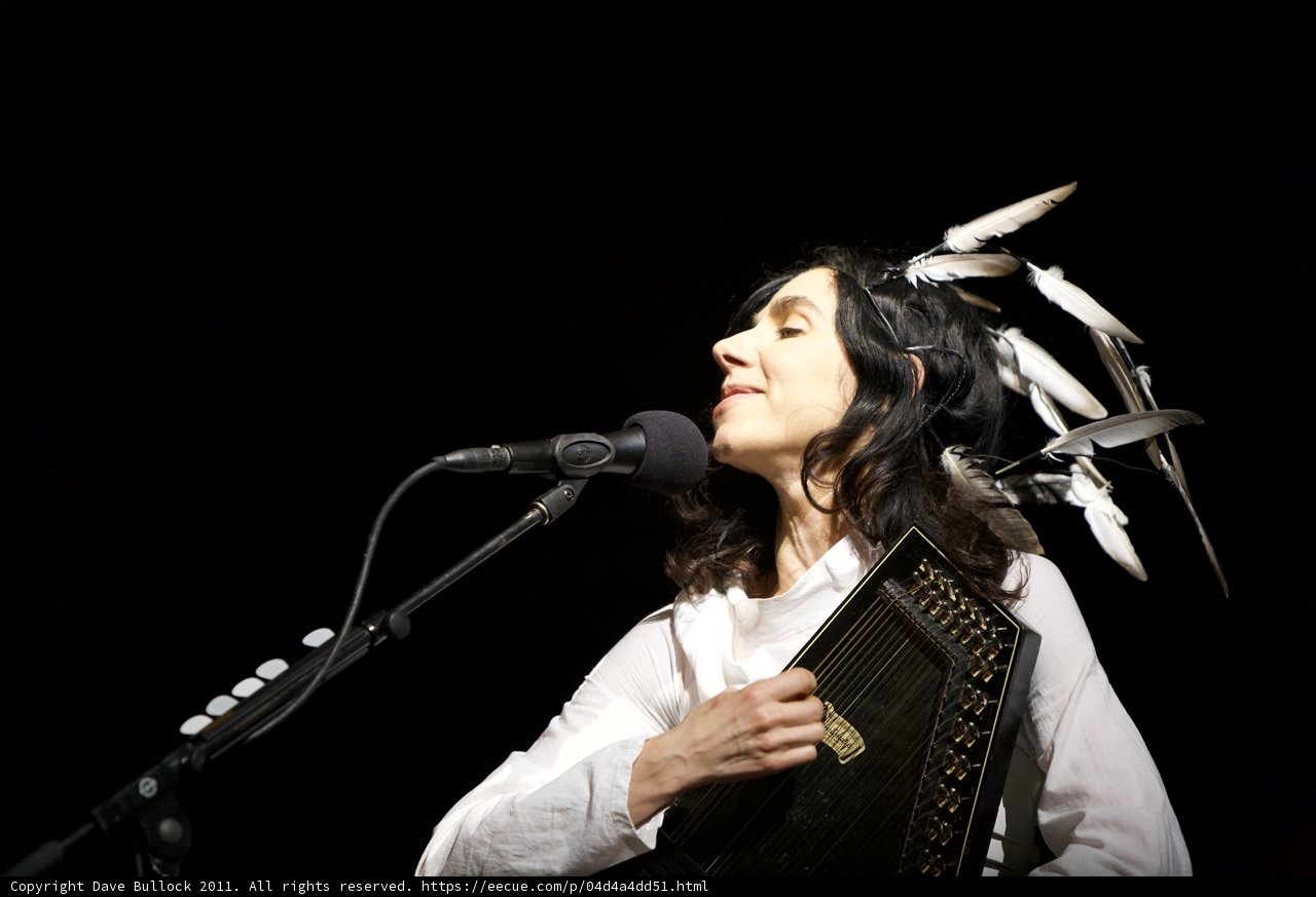 PJ Harvey's Feathered Performance