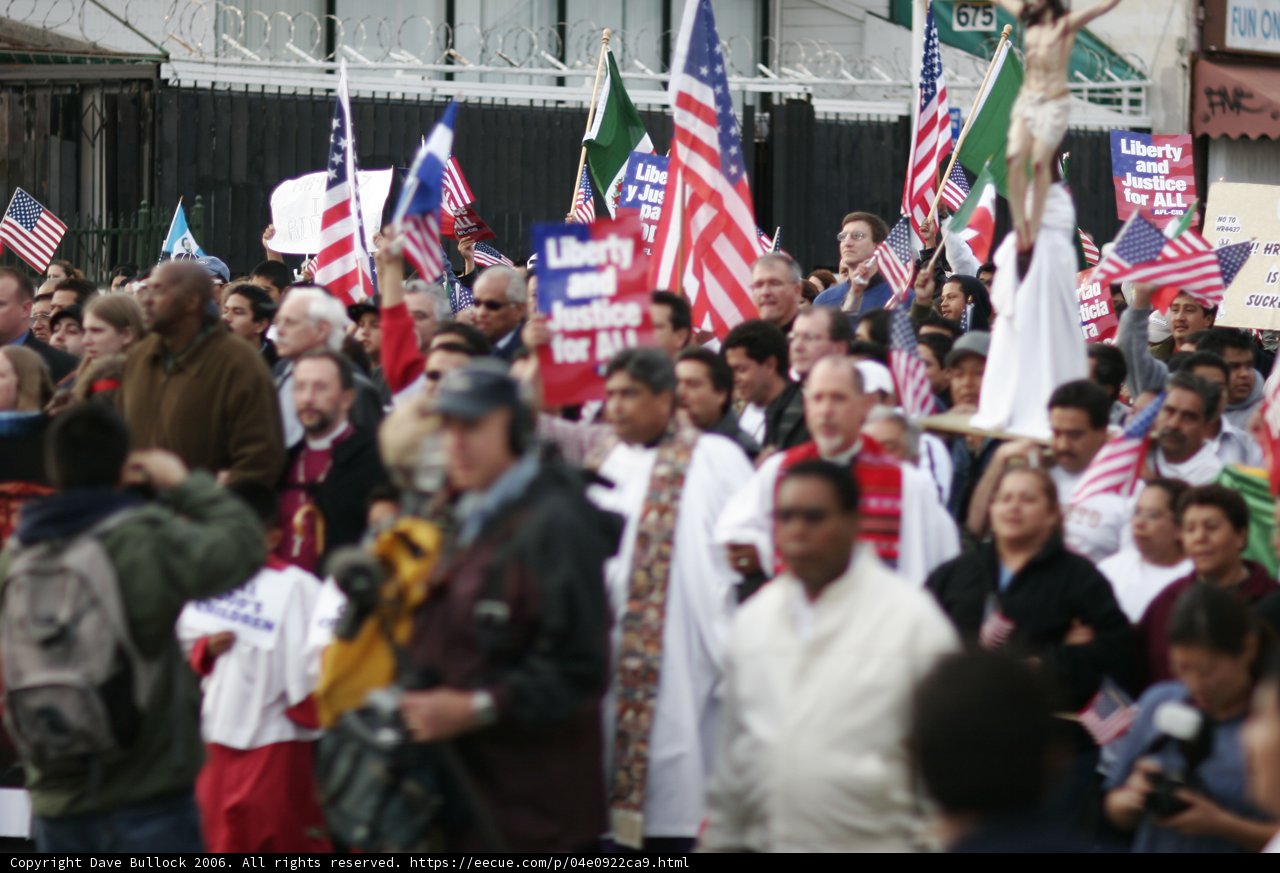 Patriotic Crowd