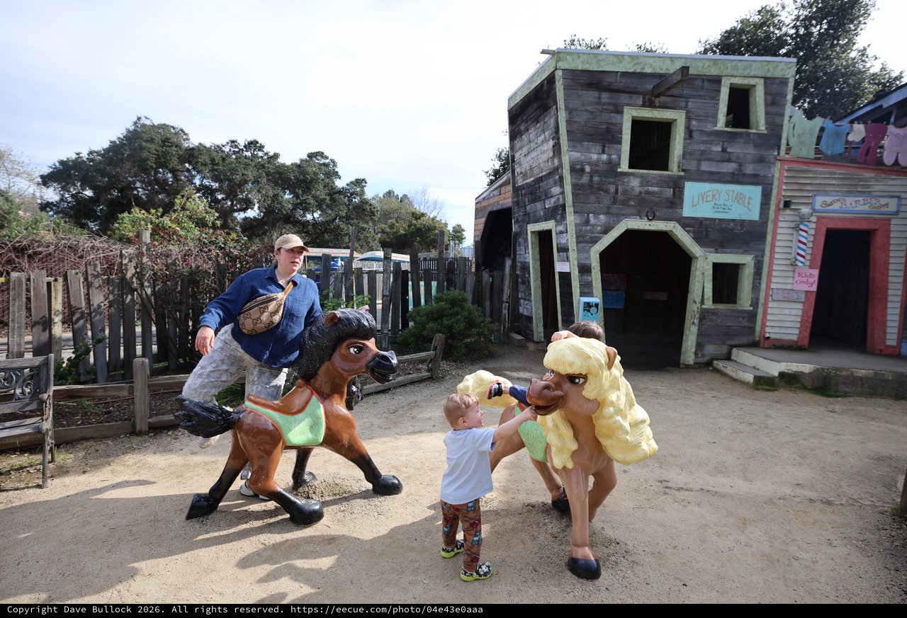 Family Fun at Whimsical Theme Park Village