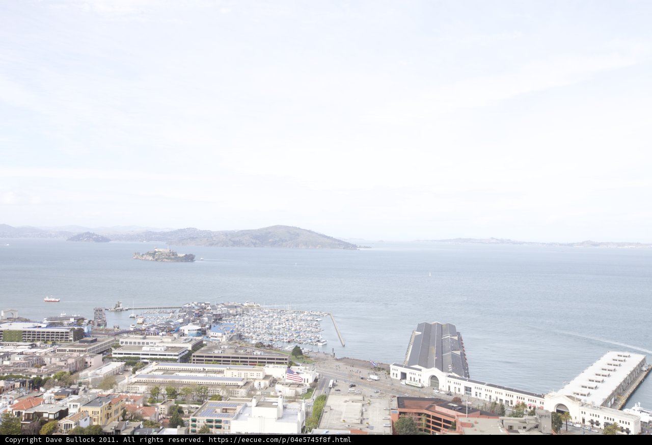 Urban Harbor with Mountain Scenery