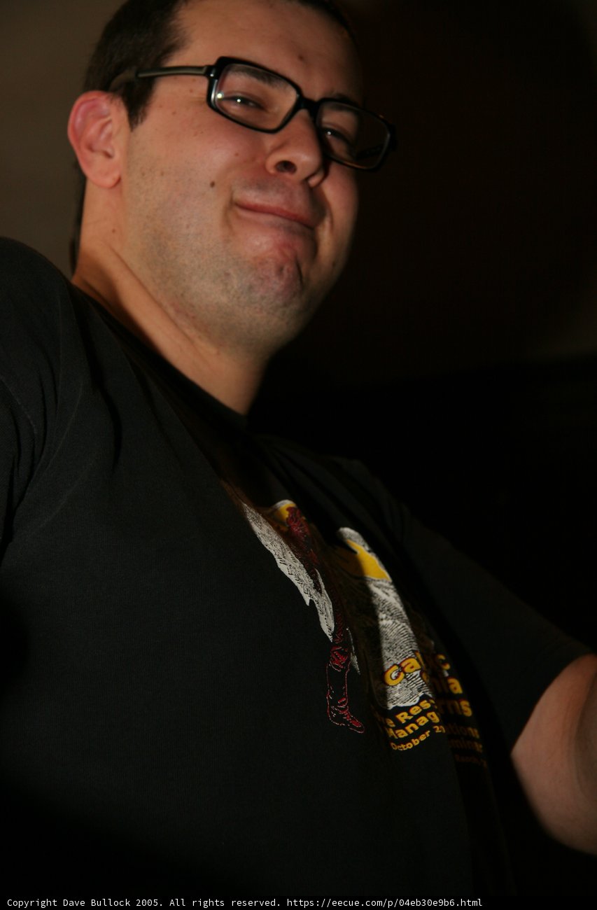 Black Shirt and Glasses