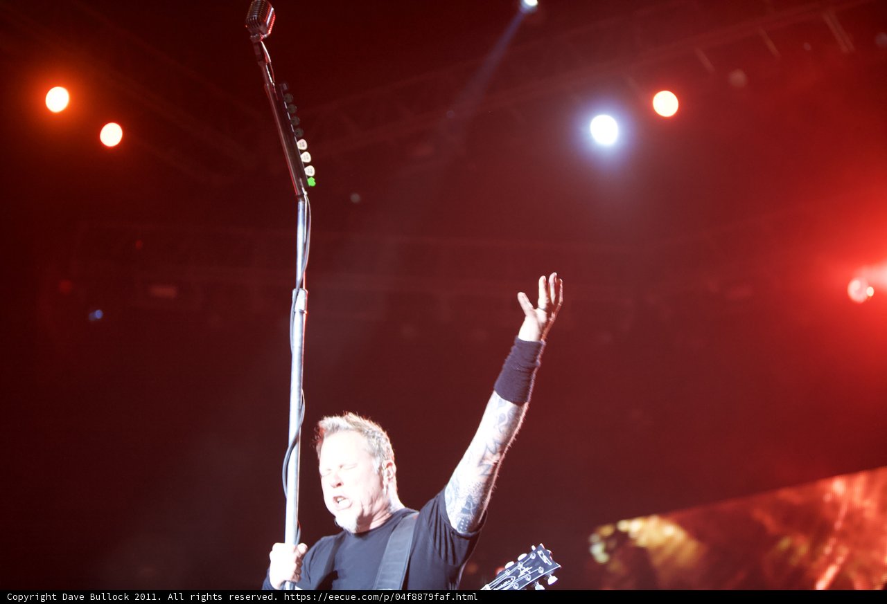 James Hetfield Rocks the Big Four Festival