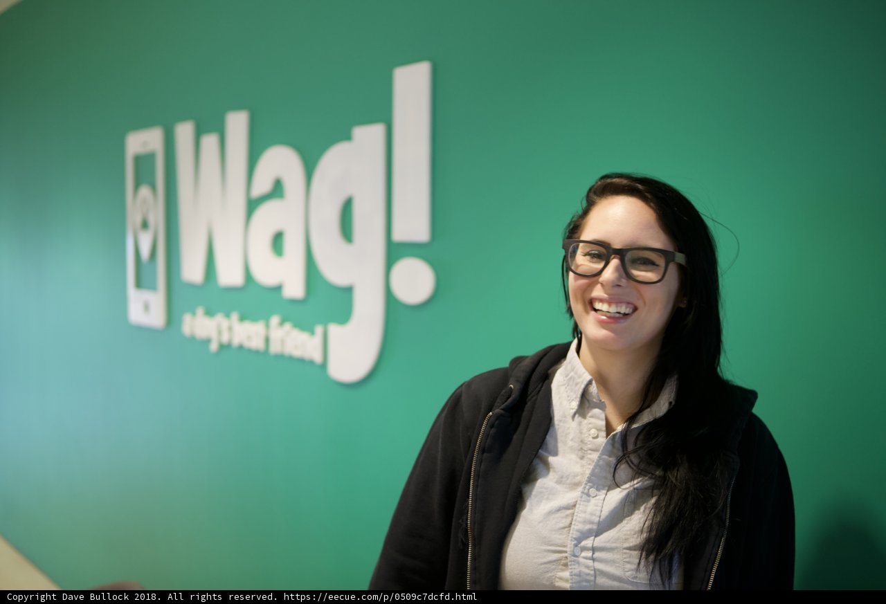 The Happy Woman in Glasses