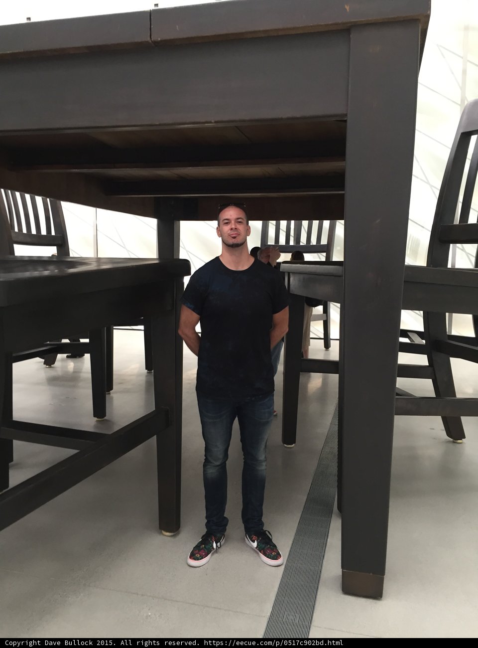Standing Underneath the Dining Table
