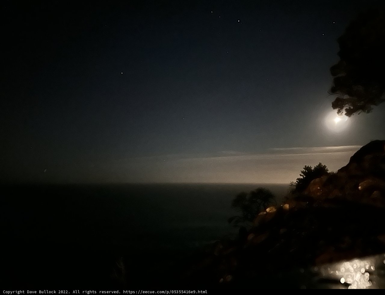 Full Moon Over the Pacific