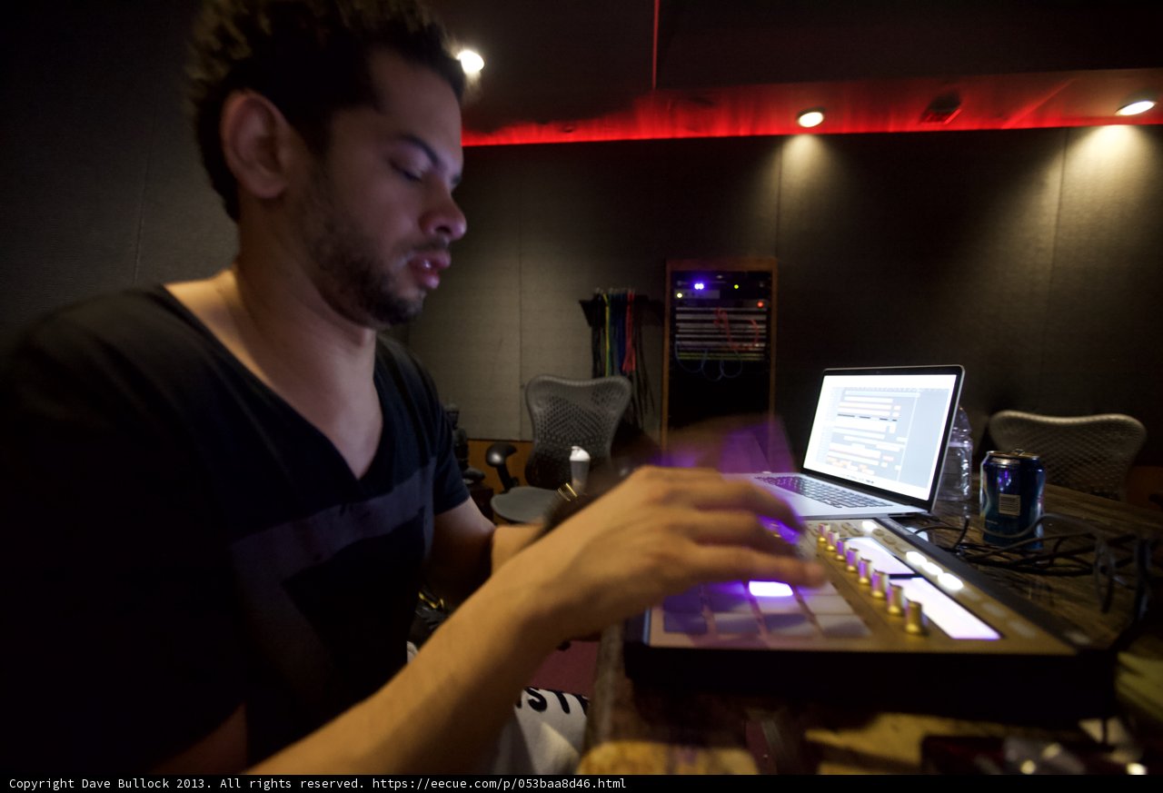 Marc Kinchen in the Recording Studio