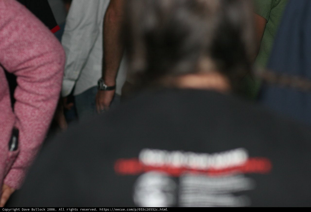 Lone Figure in the Crowd