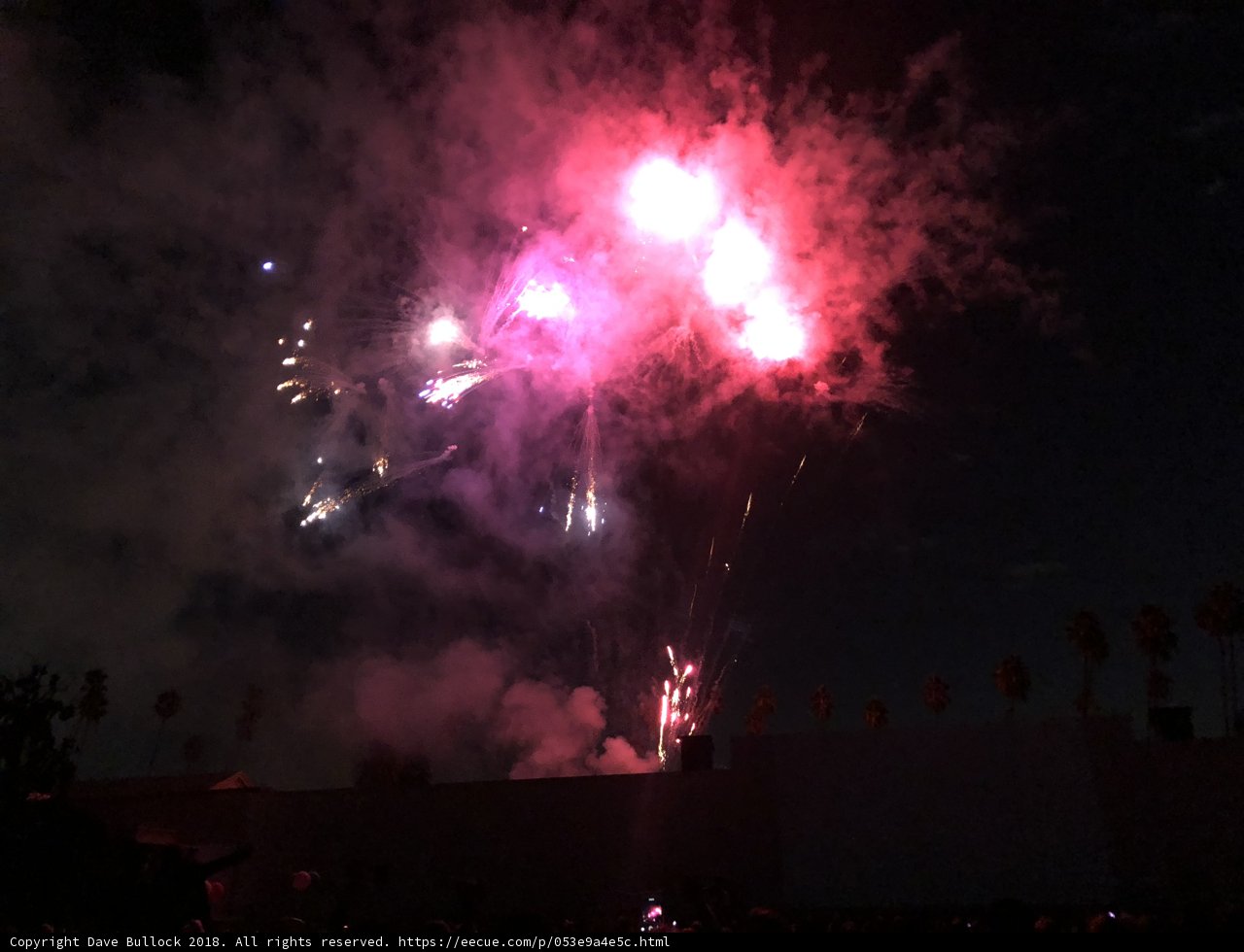 Disneyland Fireworks Display