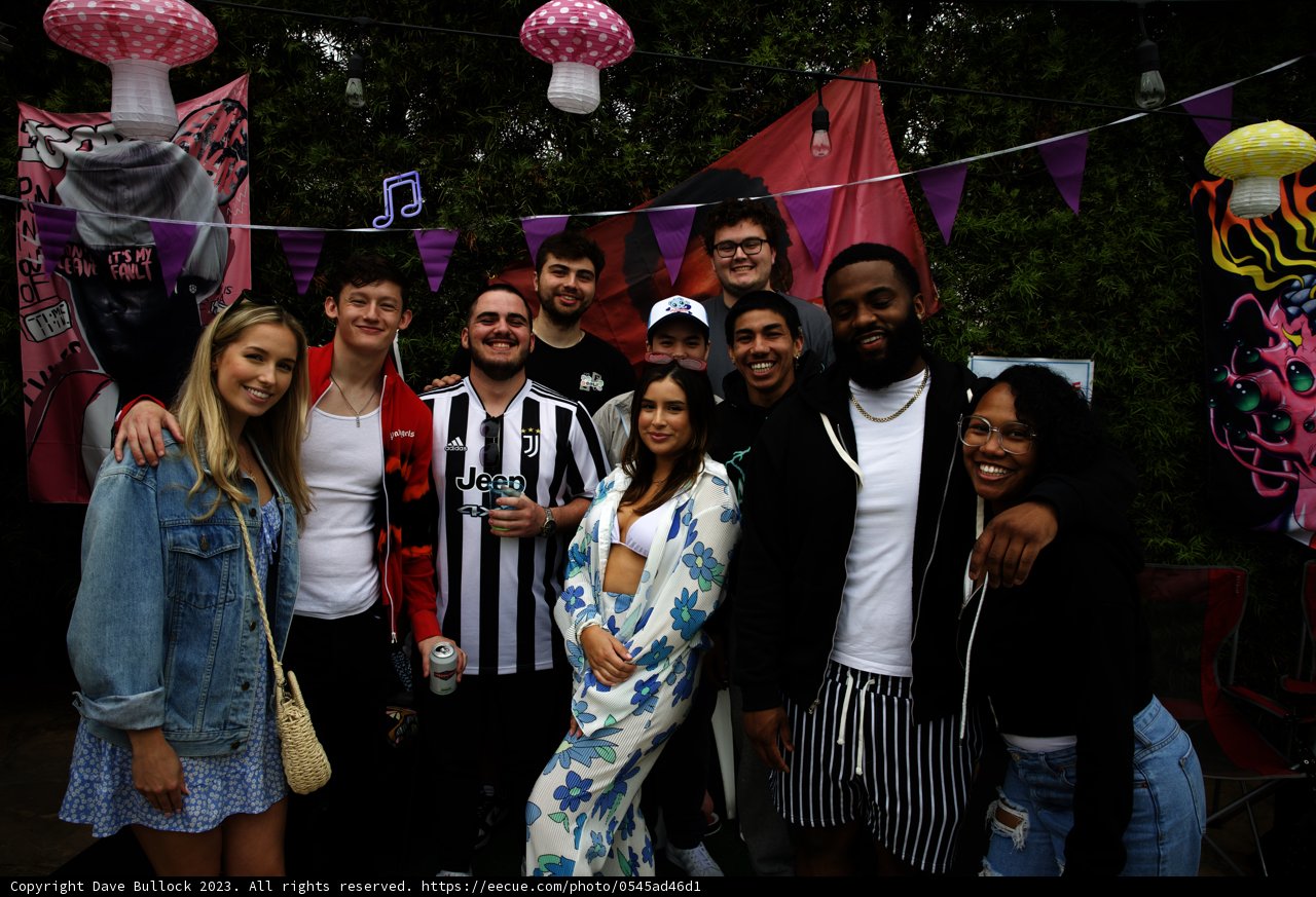 Celebrating Cam's Graduation Party