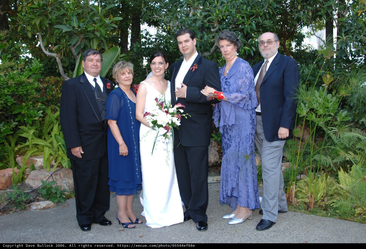 Family Portrait on a Joyful Summer Wedding Day