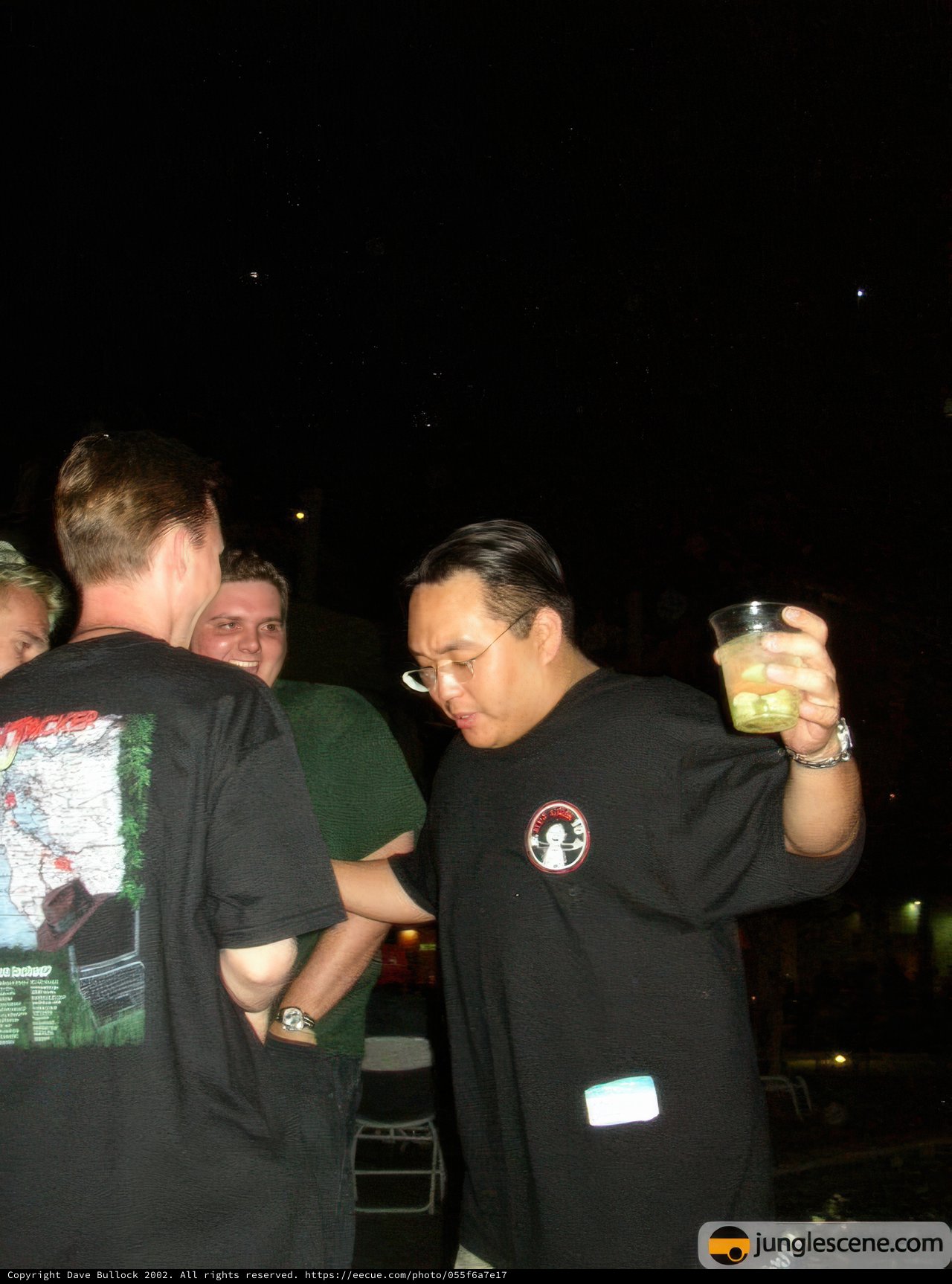 Hiroyuki Kaiō and Friends Enjoying a Drink Under the Night Sky