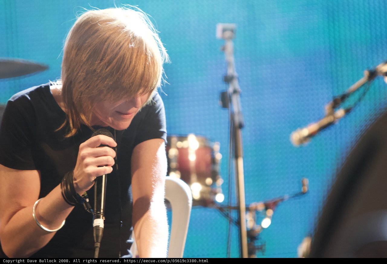 The Blonde Songstress on the Coachella Stage