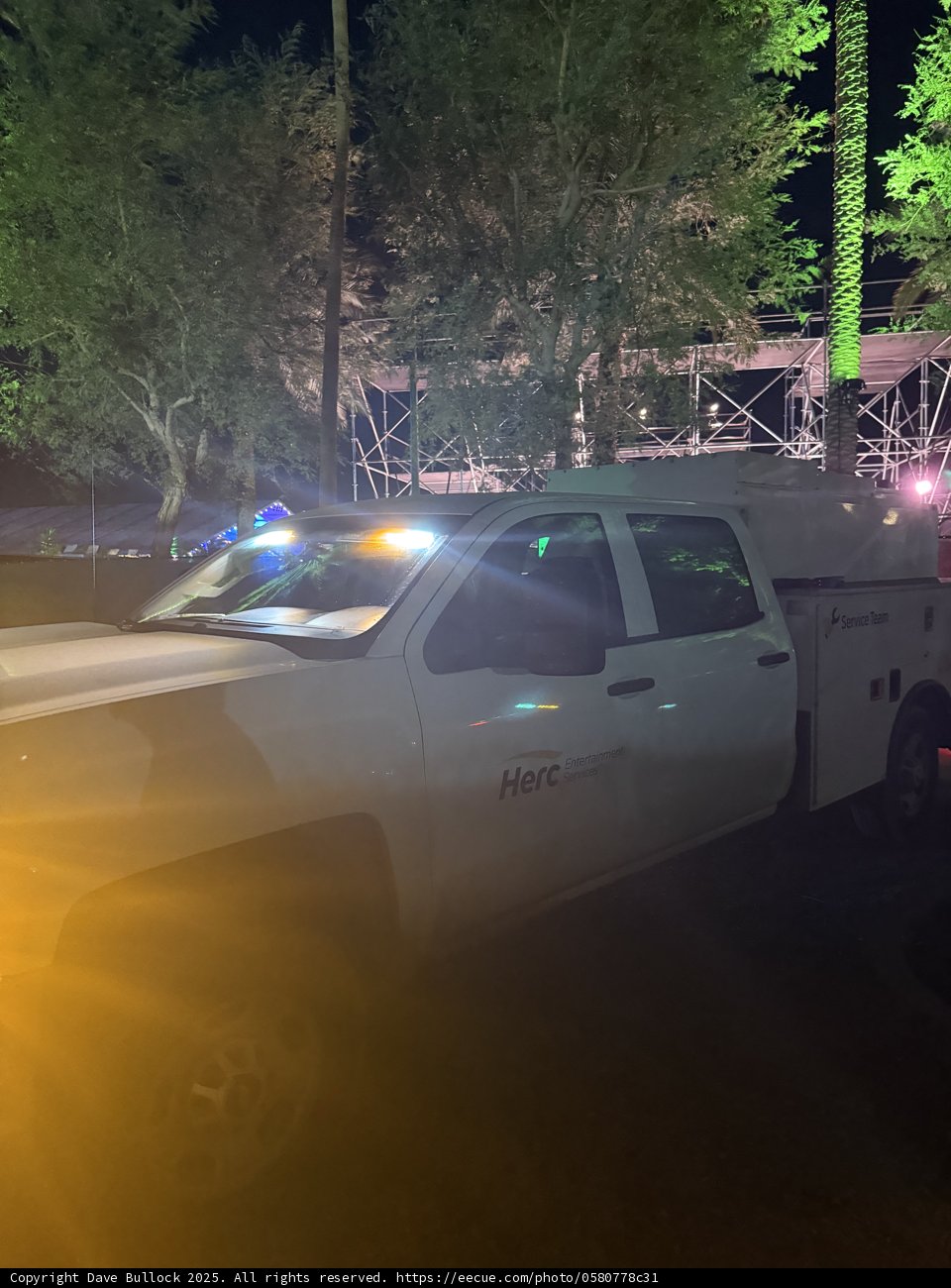 Nighttime Flare at Empire Polo Club