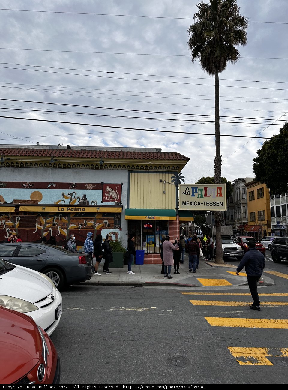 Bustling Street Scene in San Francisco