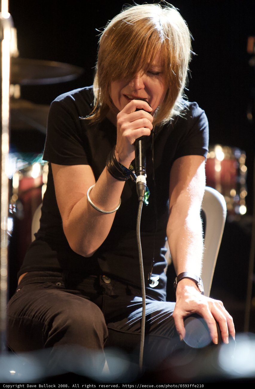 Beth Gibbons performing at Coachella 2008