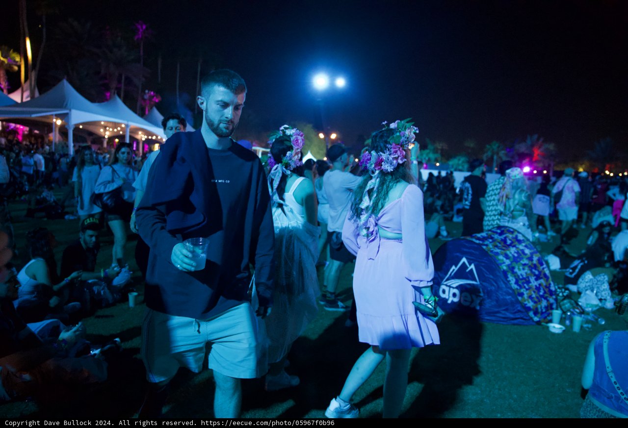 Midnight Elegance at Coachella 2024
