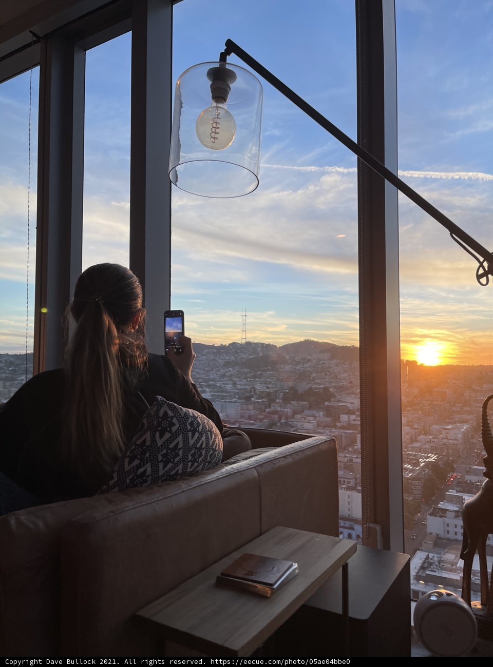 Watching the Sunset in San Francisco