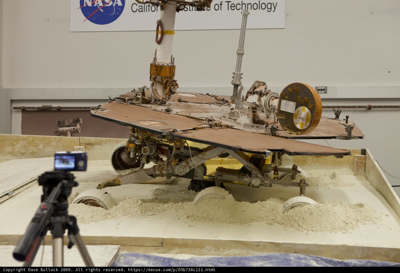 Capturing the Mars Rover in Action