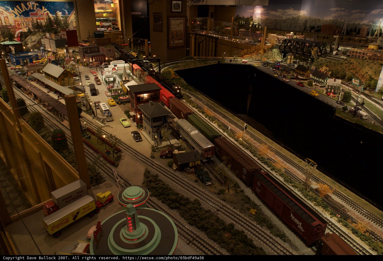 Urban Metropolis Train Set Diorama