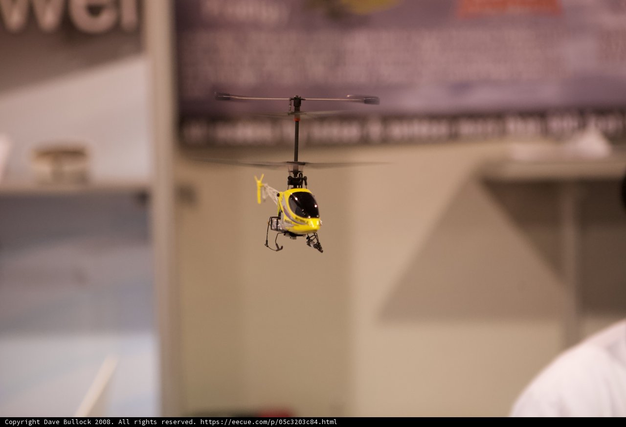 Flying High in a Yellow and Black Helicopter