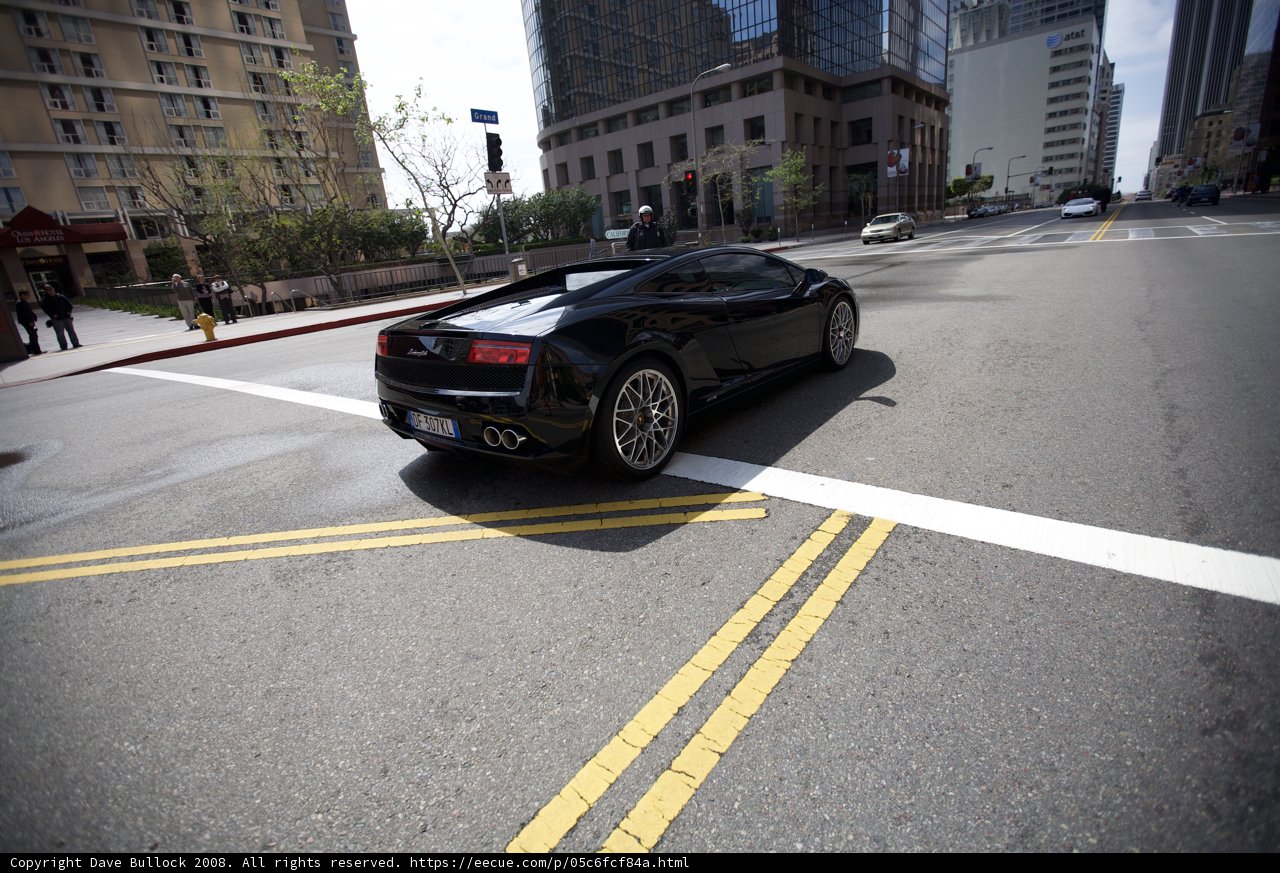 Lamborghini Gallardo Spyder on Urban Roads