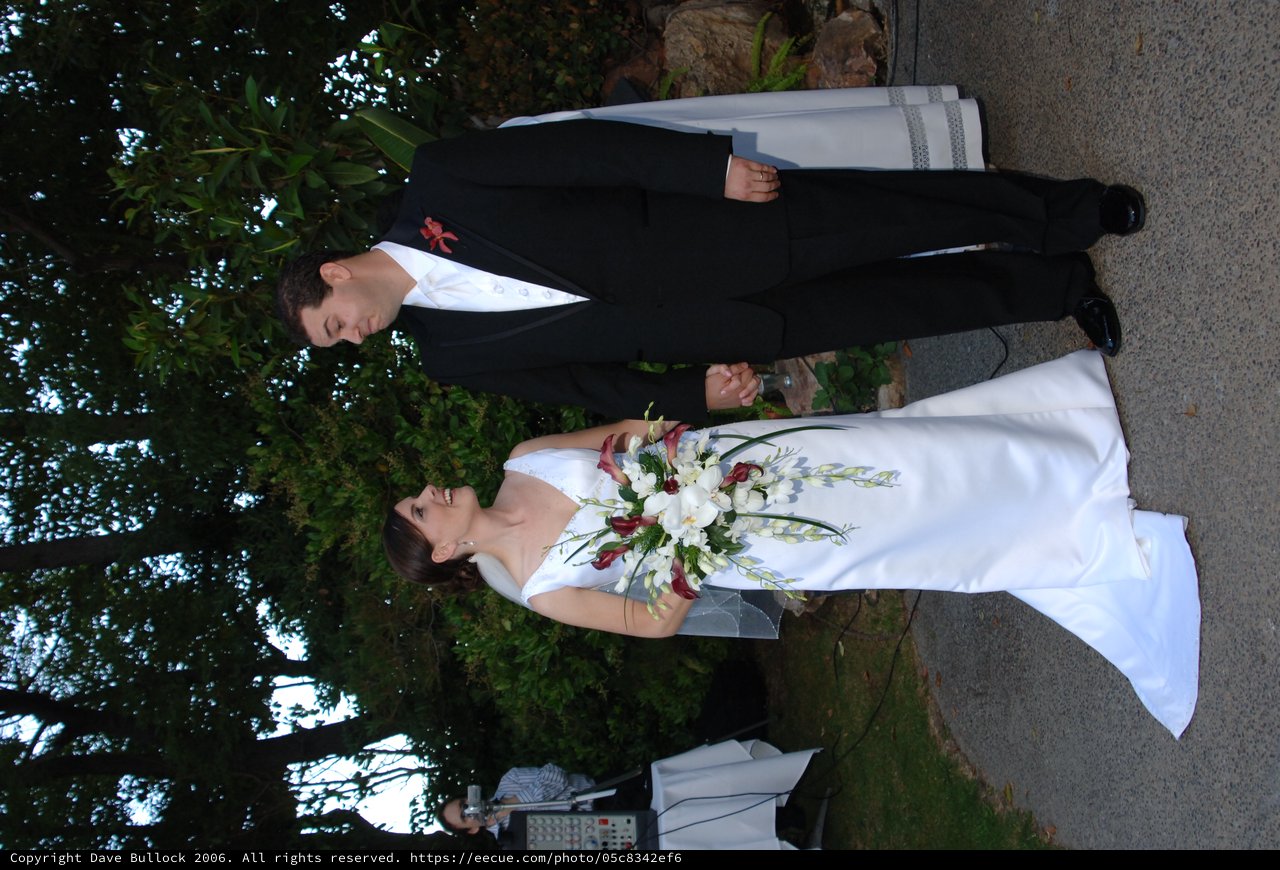Newlyweds Share a Tender Moment at Outdoor Ceremony