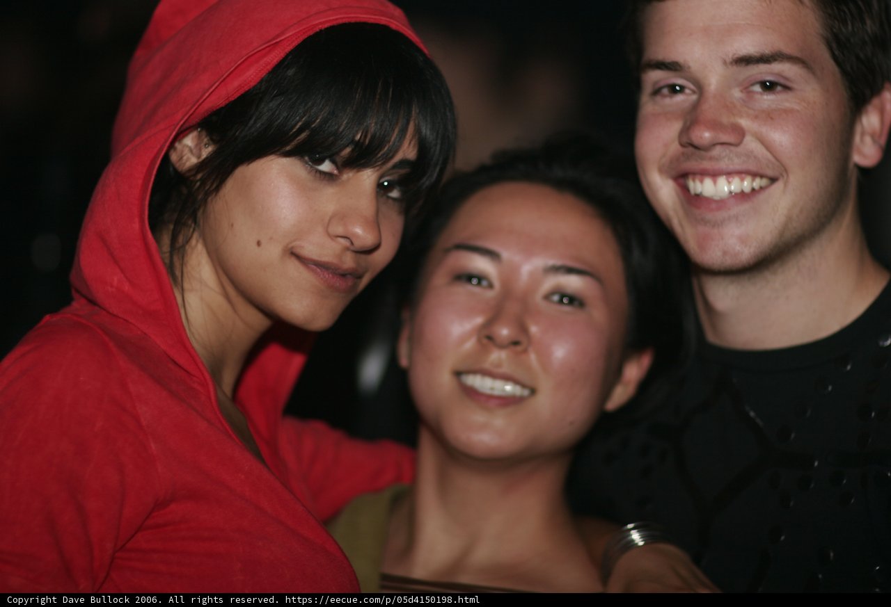 Red Hoodie and Happy Faces at Wedding Club