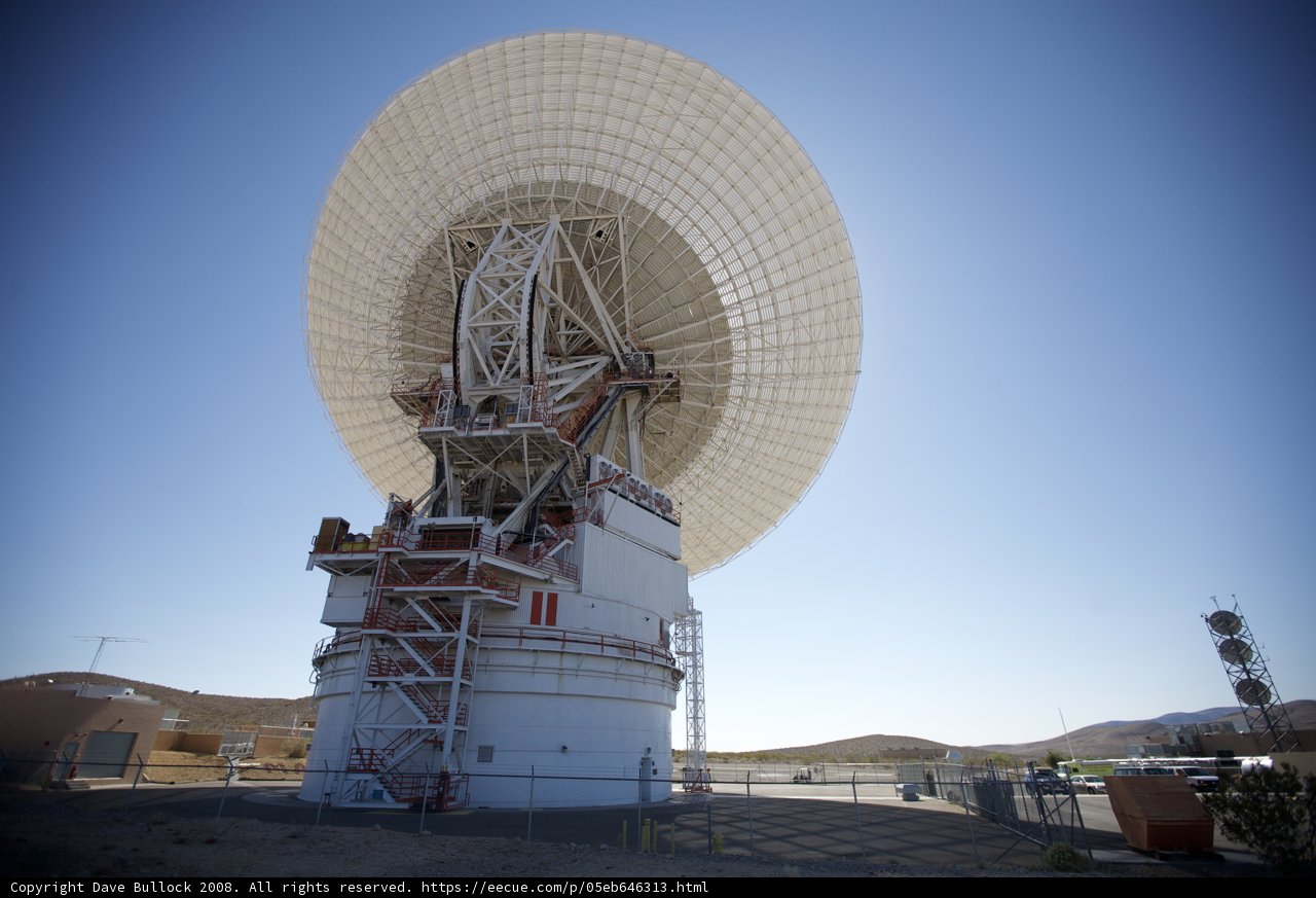Goldstone's Majestic Radio Telescope