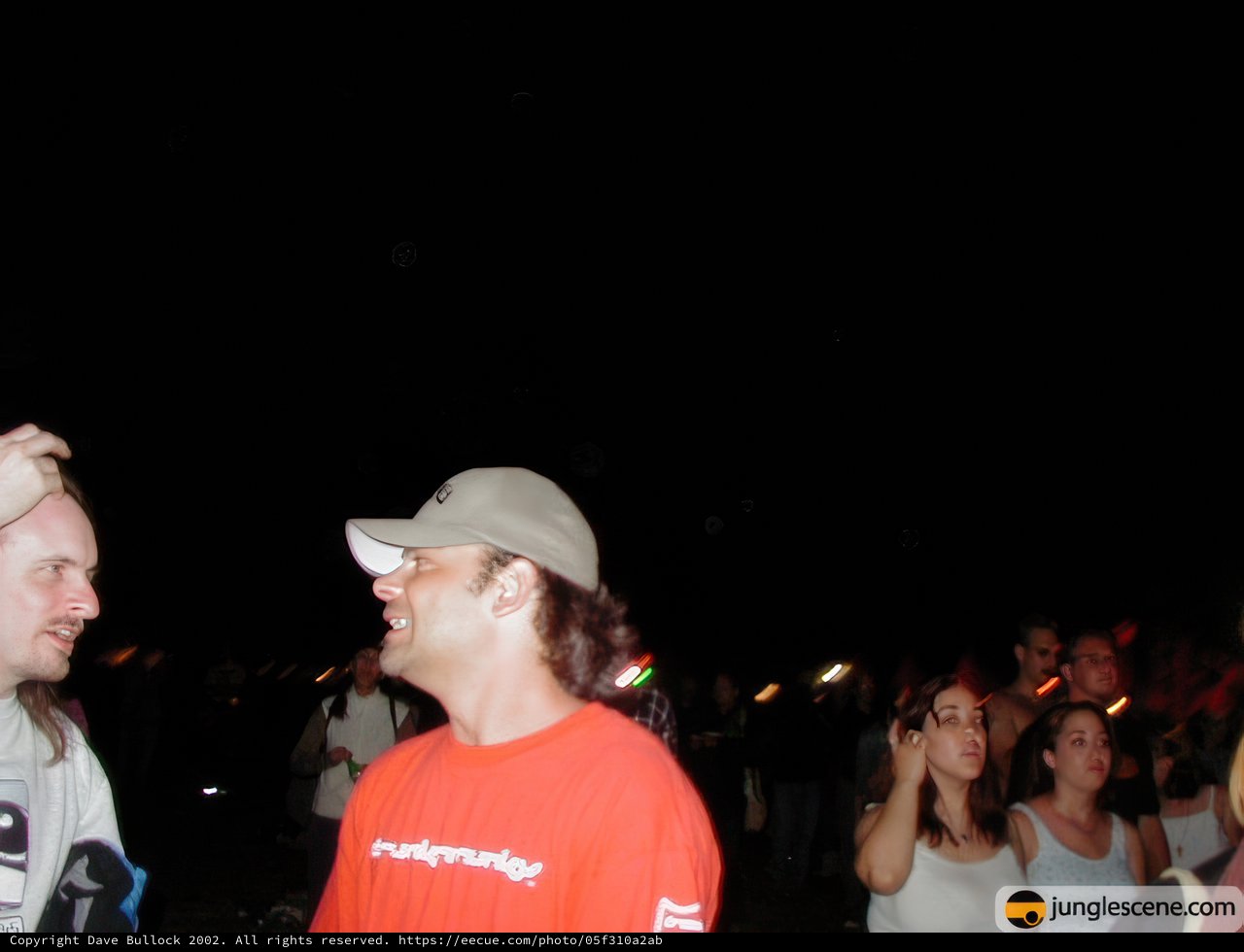 Man in Baseball Hat at Coachella Festival
