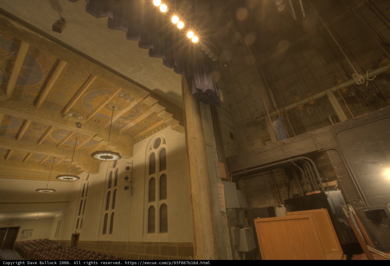 Illuminated Theater Interiors