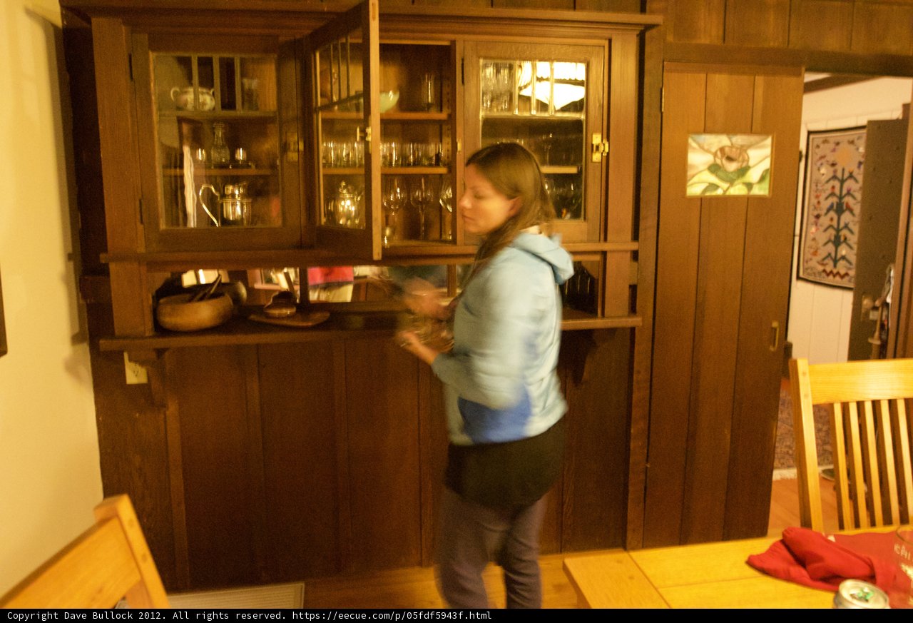 The Wooden Cabinet in Our Living Room