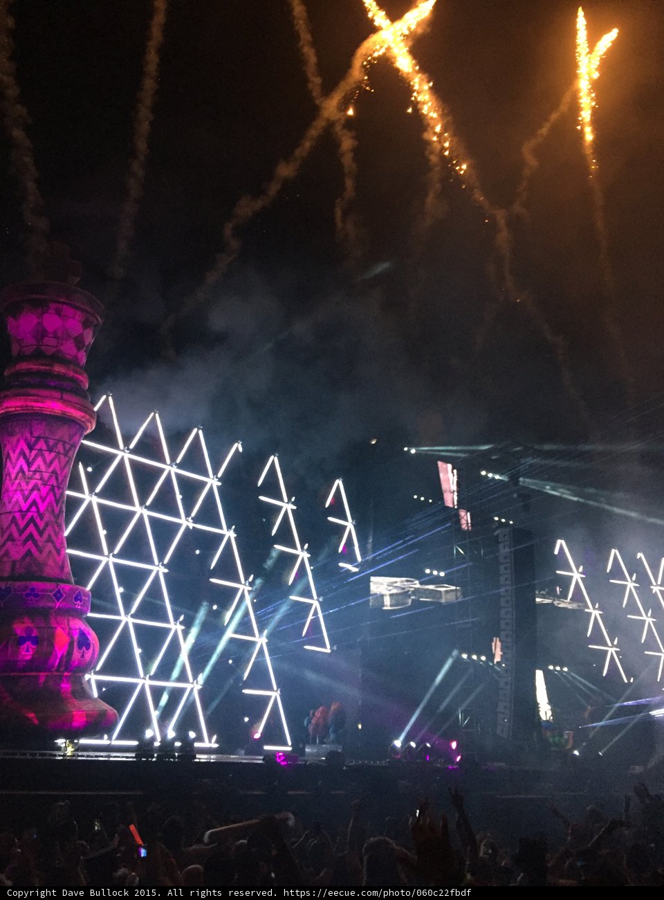 Spectacular Fireworks and Lights Illuminate the Stage