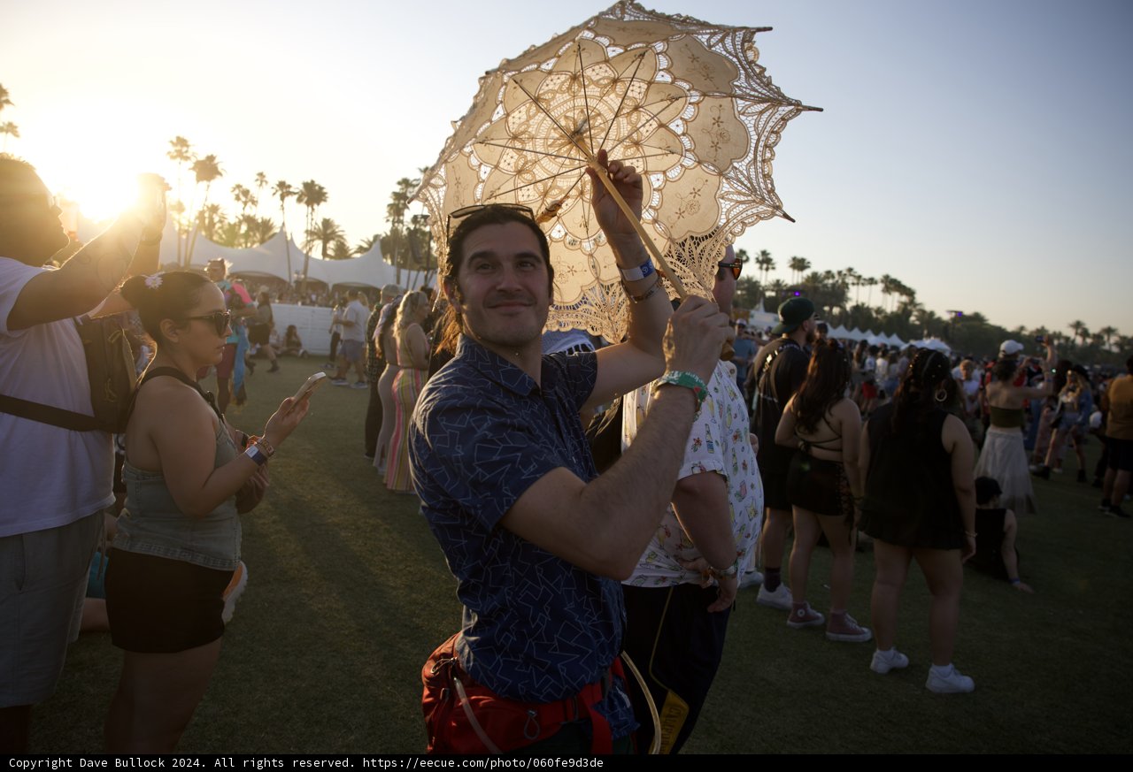 Sunset Silhouettes at Coachella 2024: A Moment Captured