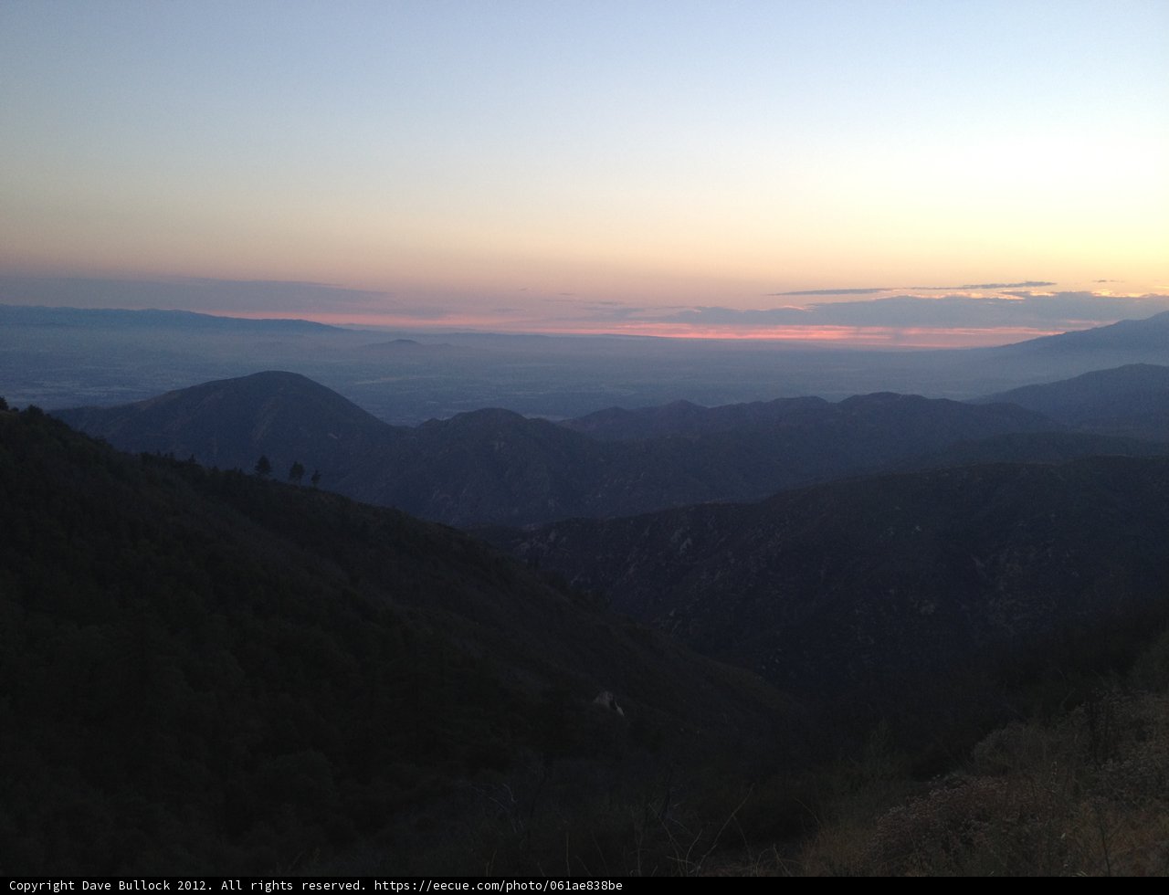 Majestic Mountain Range at Sunset