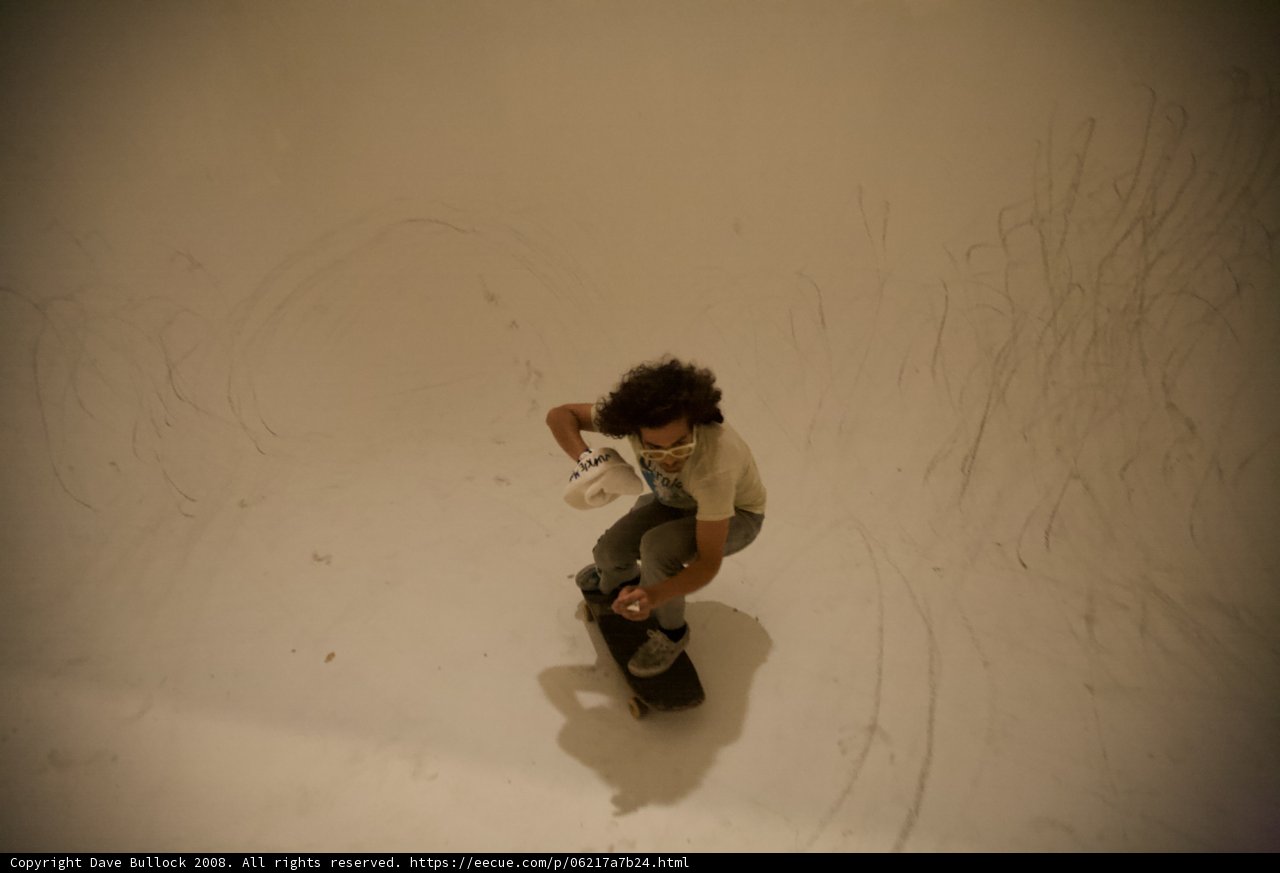 Skateboarding In The White Room