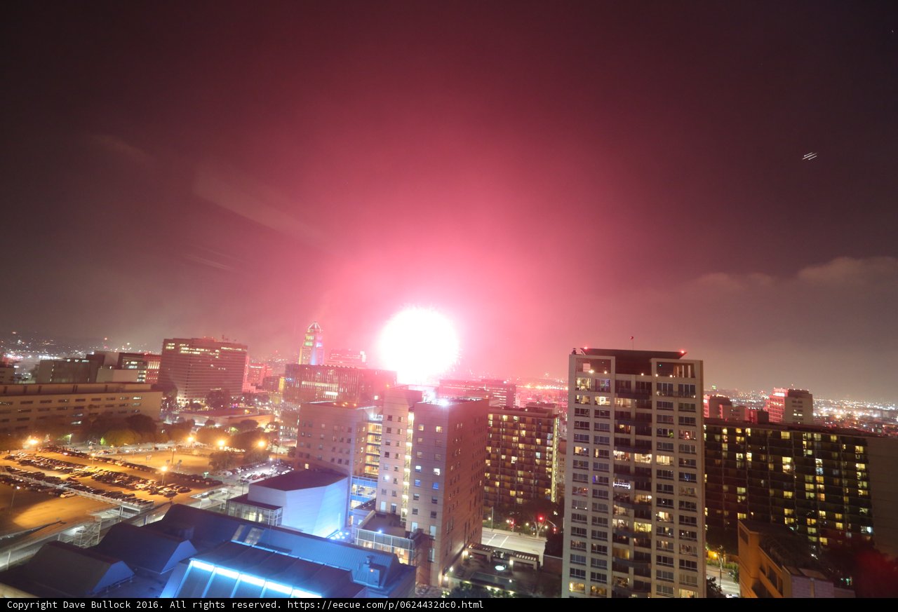 Pink Skies Over the City