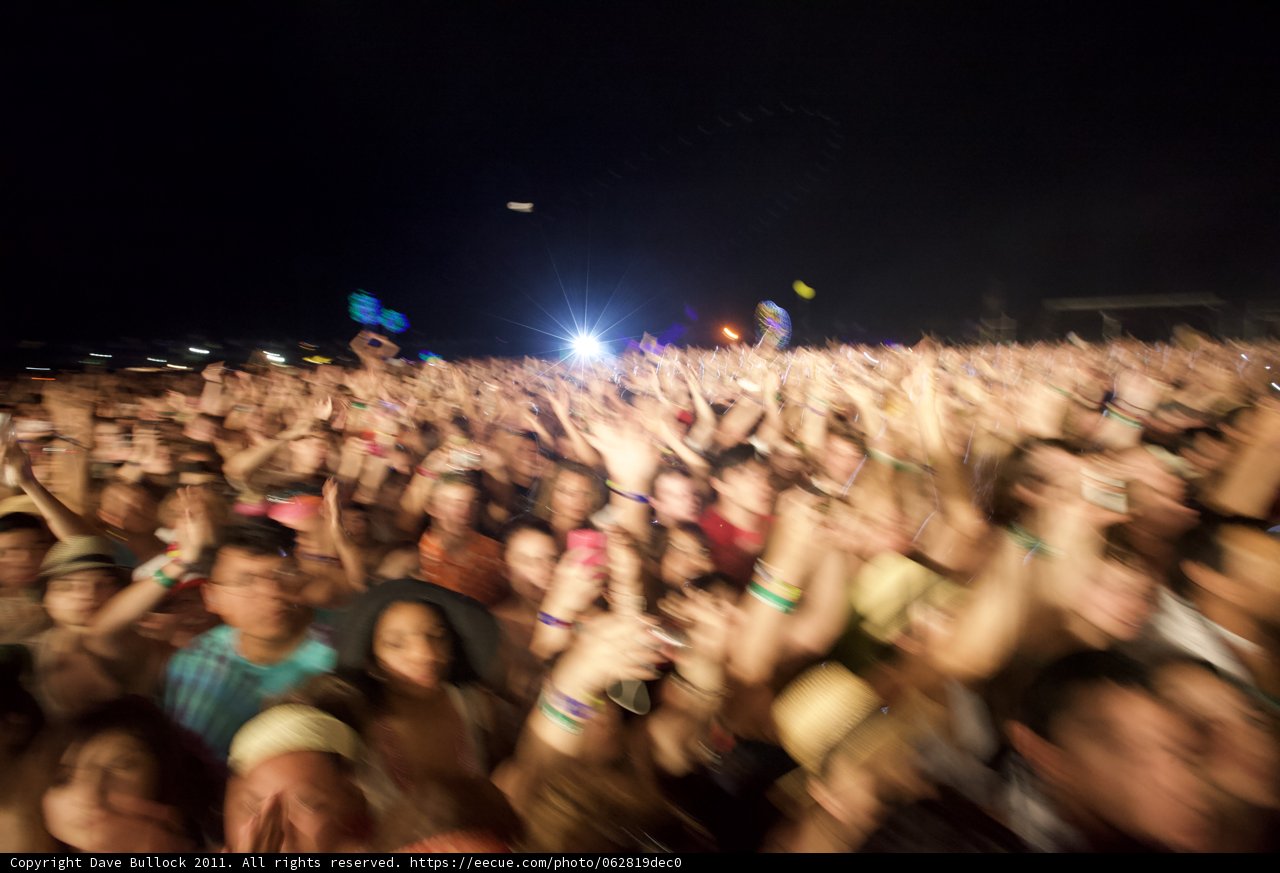 Hands Up in the Night Sky