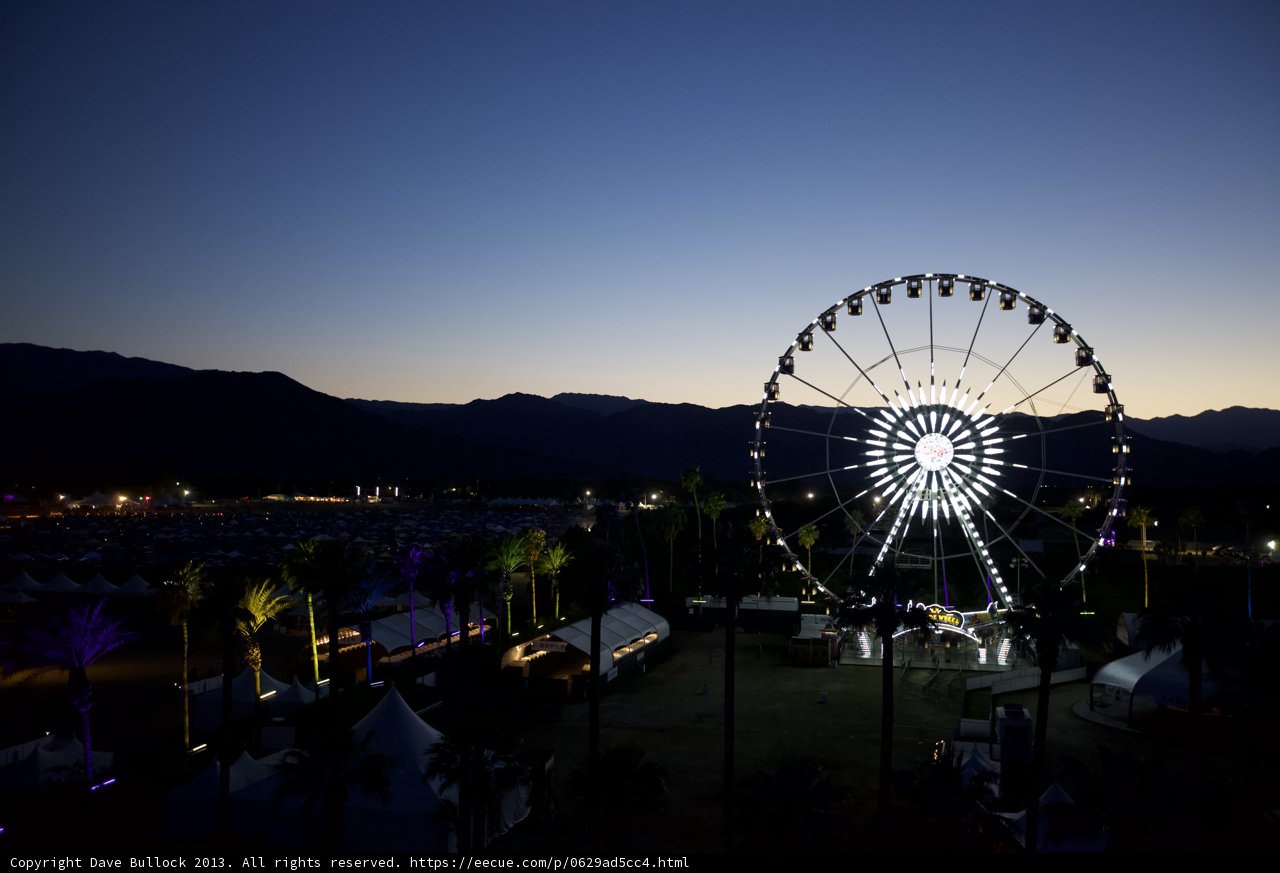 Ferris Fun in the Desert Night