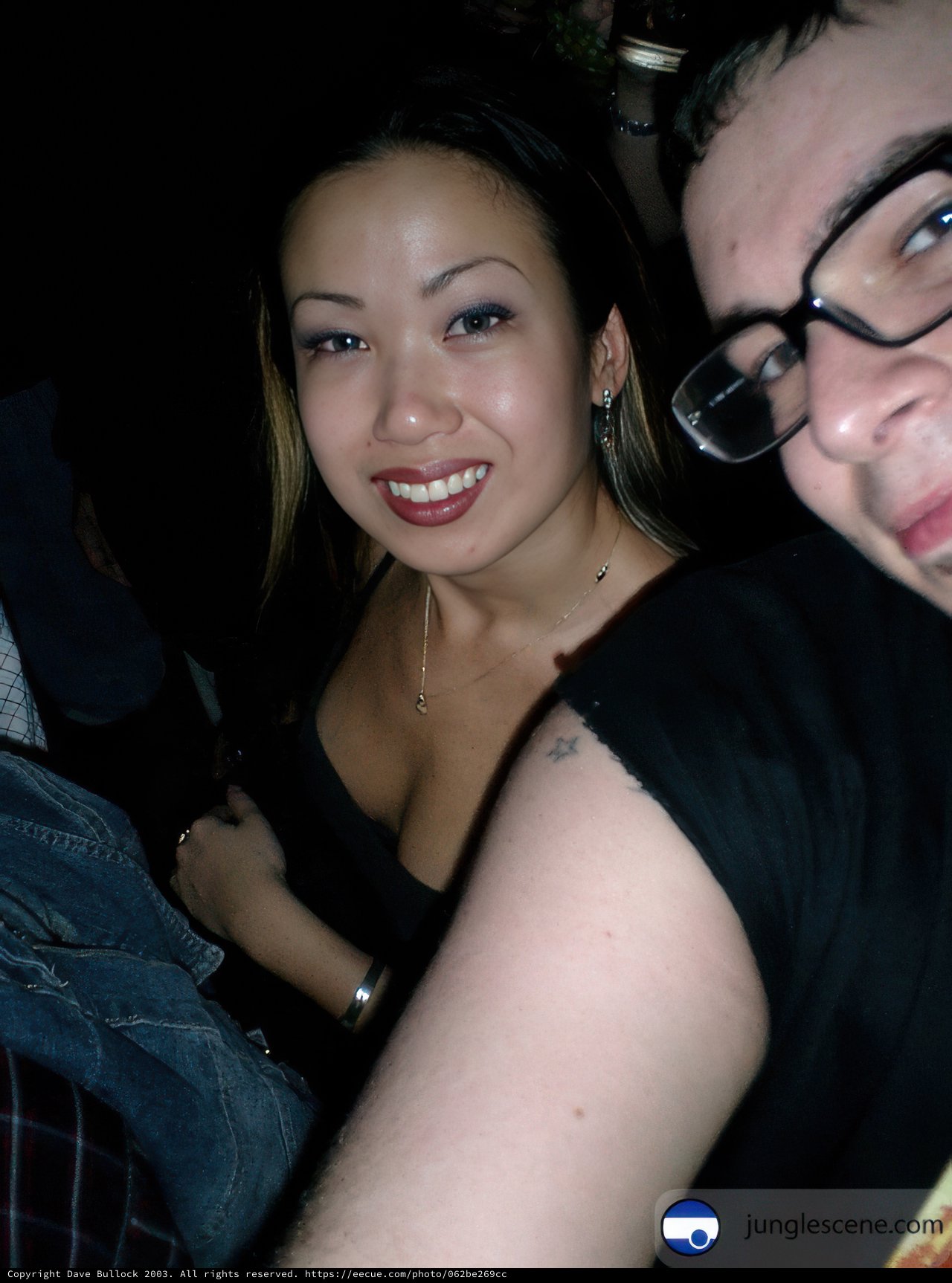 Urban Couple's Selfie at Night Club