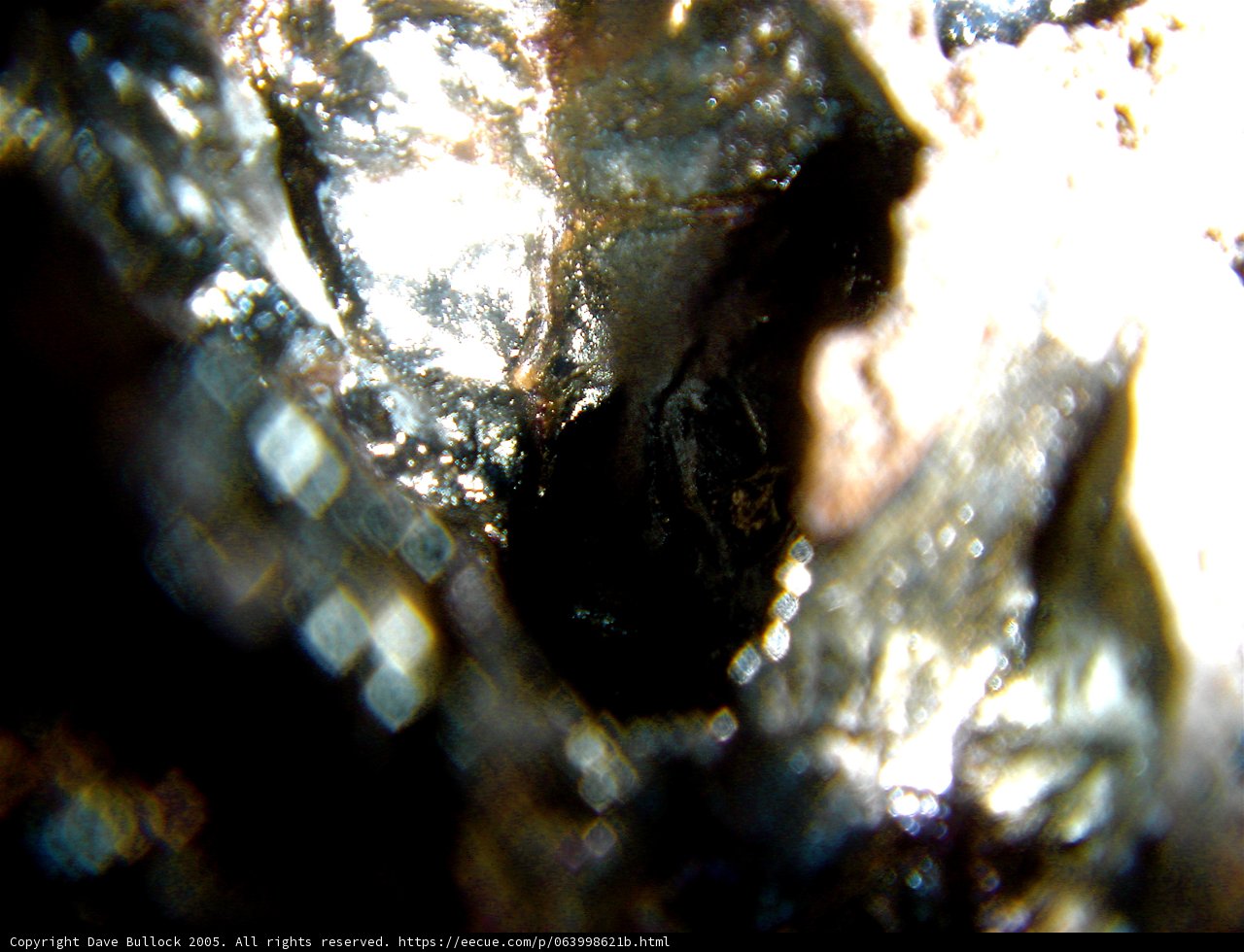 A Hole in Mineral Rich Rock