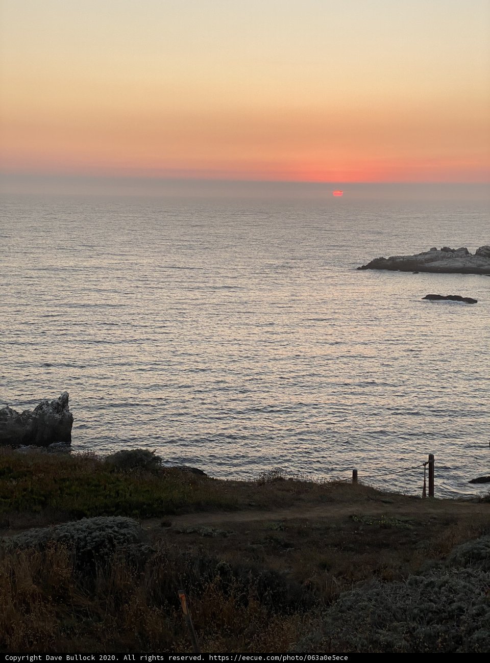 Serene Sunset at Jenner Lighthouse