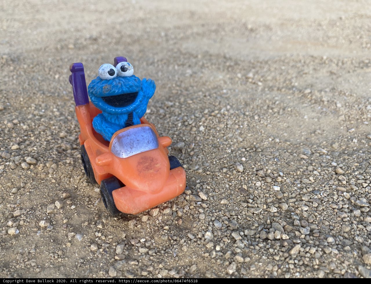 Blue Cookie Monster Car Adventure